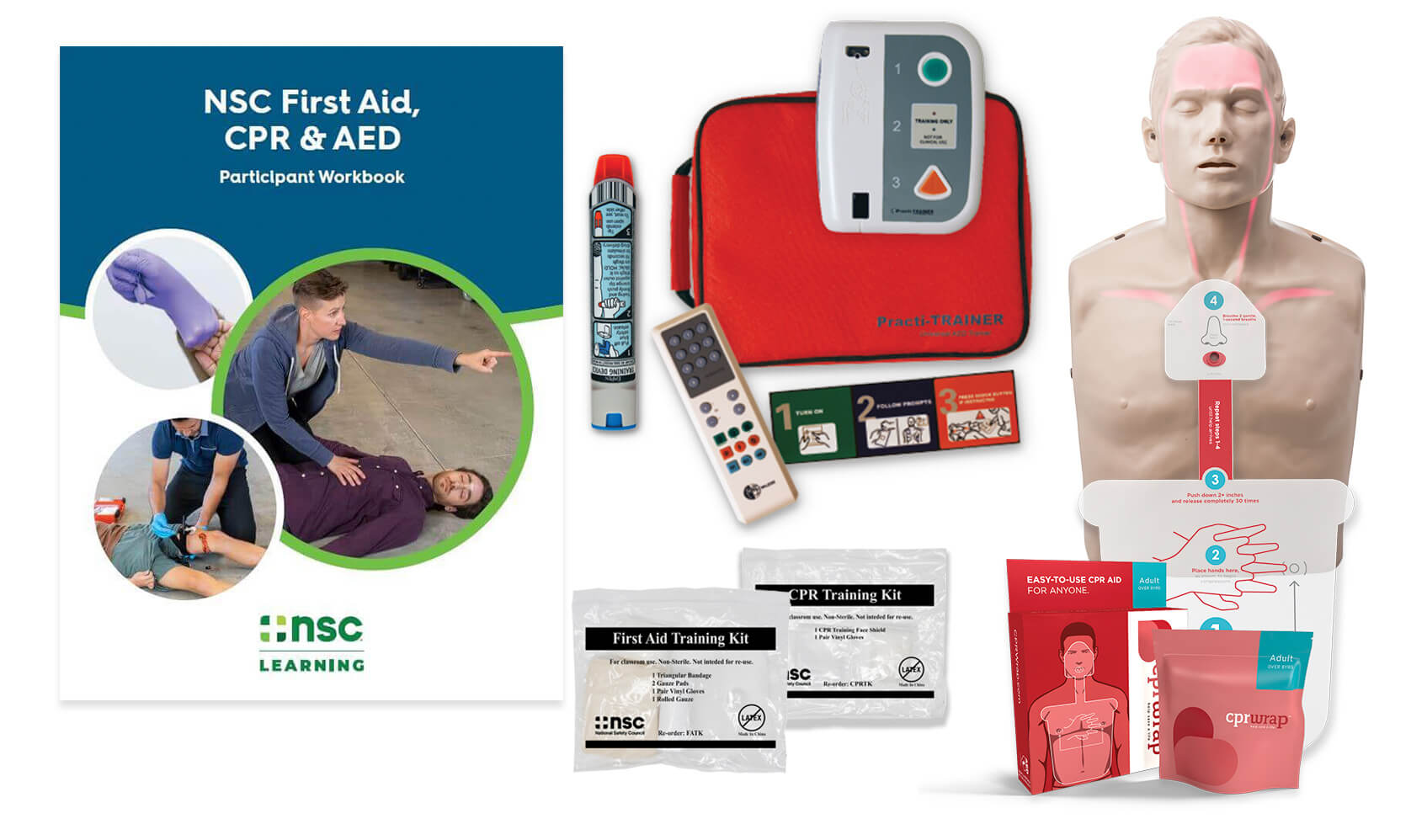 First Aid, CPR & AED Training Supplies & Adult Manikins from Brayden OBI