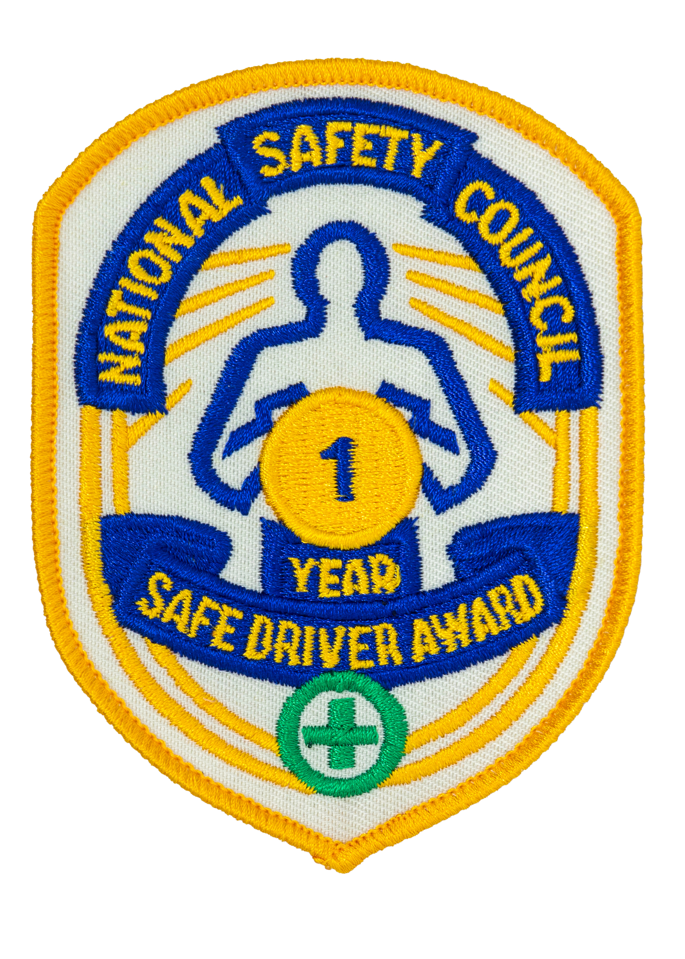 Safe Driver Award Arm Patch 1 Yr