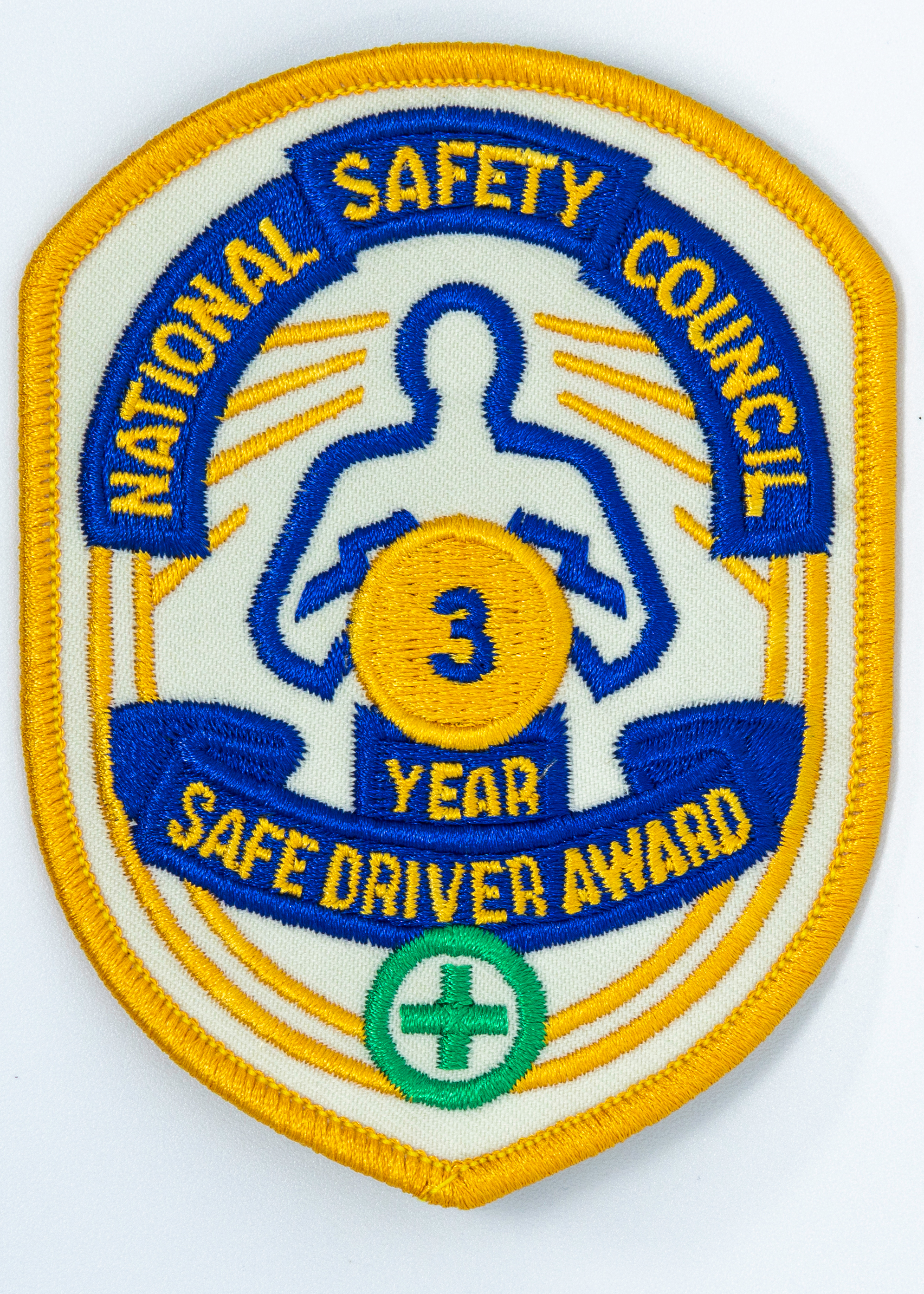 Safe Driver Award Arm Patch 3 Yr