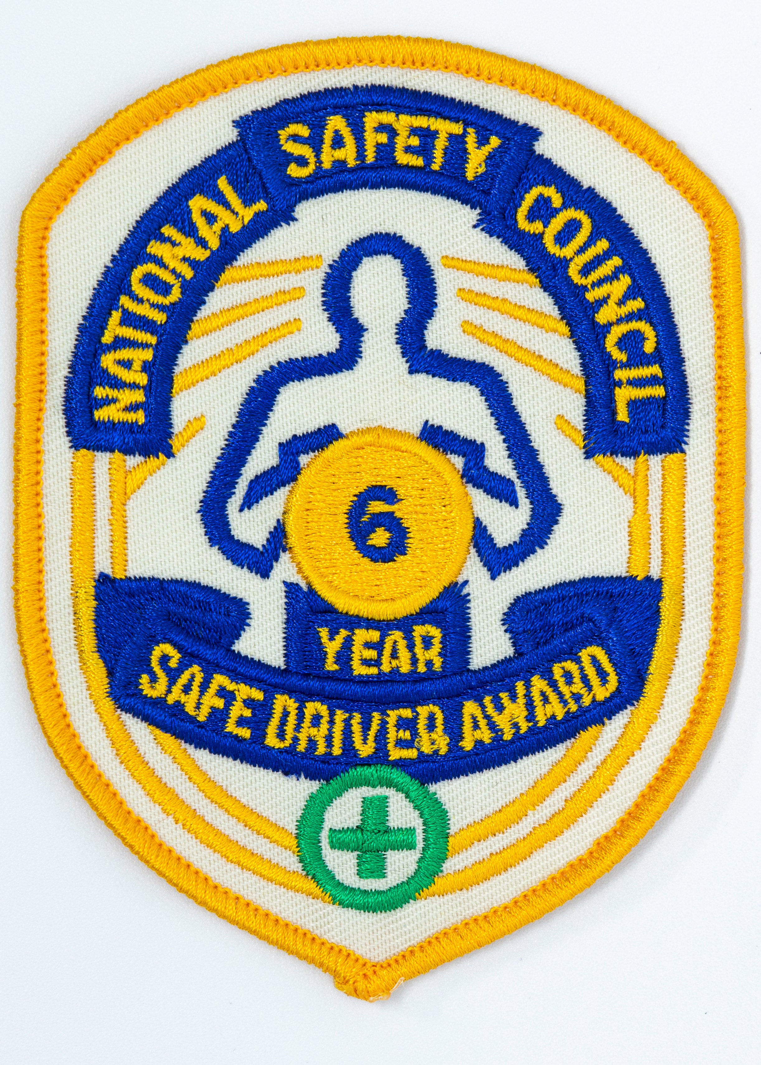 Safe Driver Award Arm Patch 6 Yr