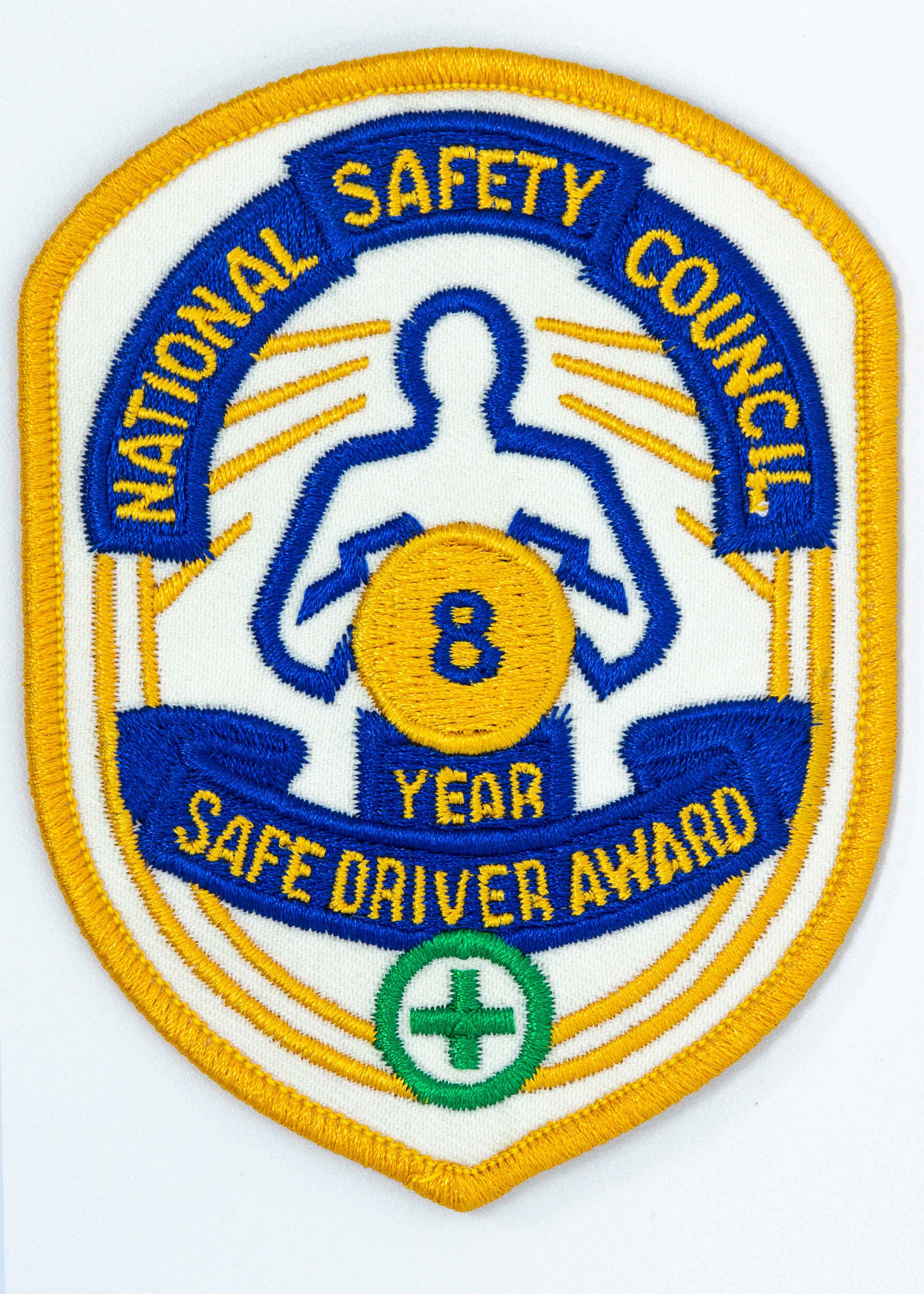 Safe Driver Award Arm Patch 8 Yr