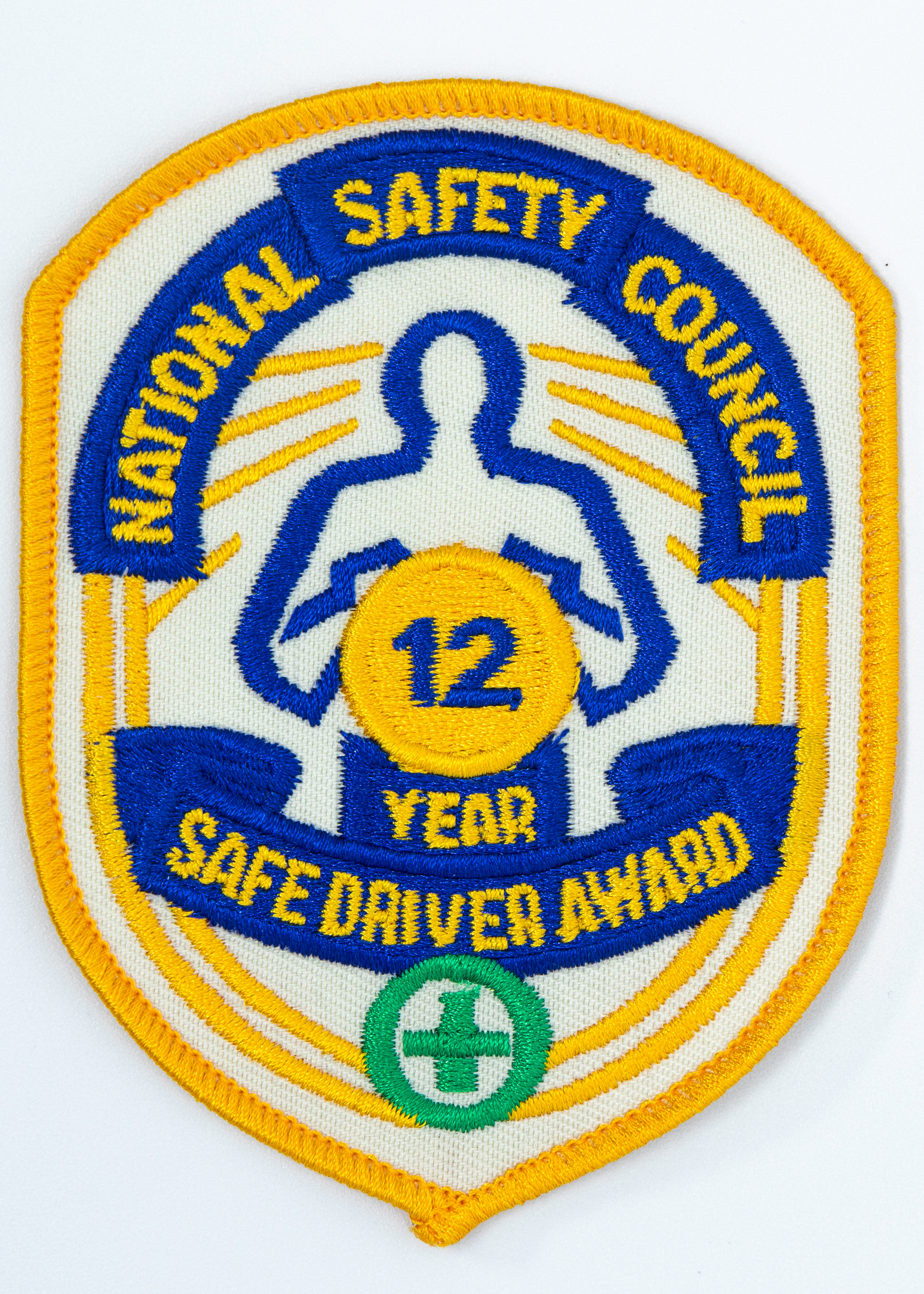 Safe Driver Award Arm Patch 12 Yr