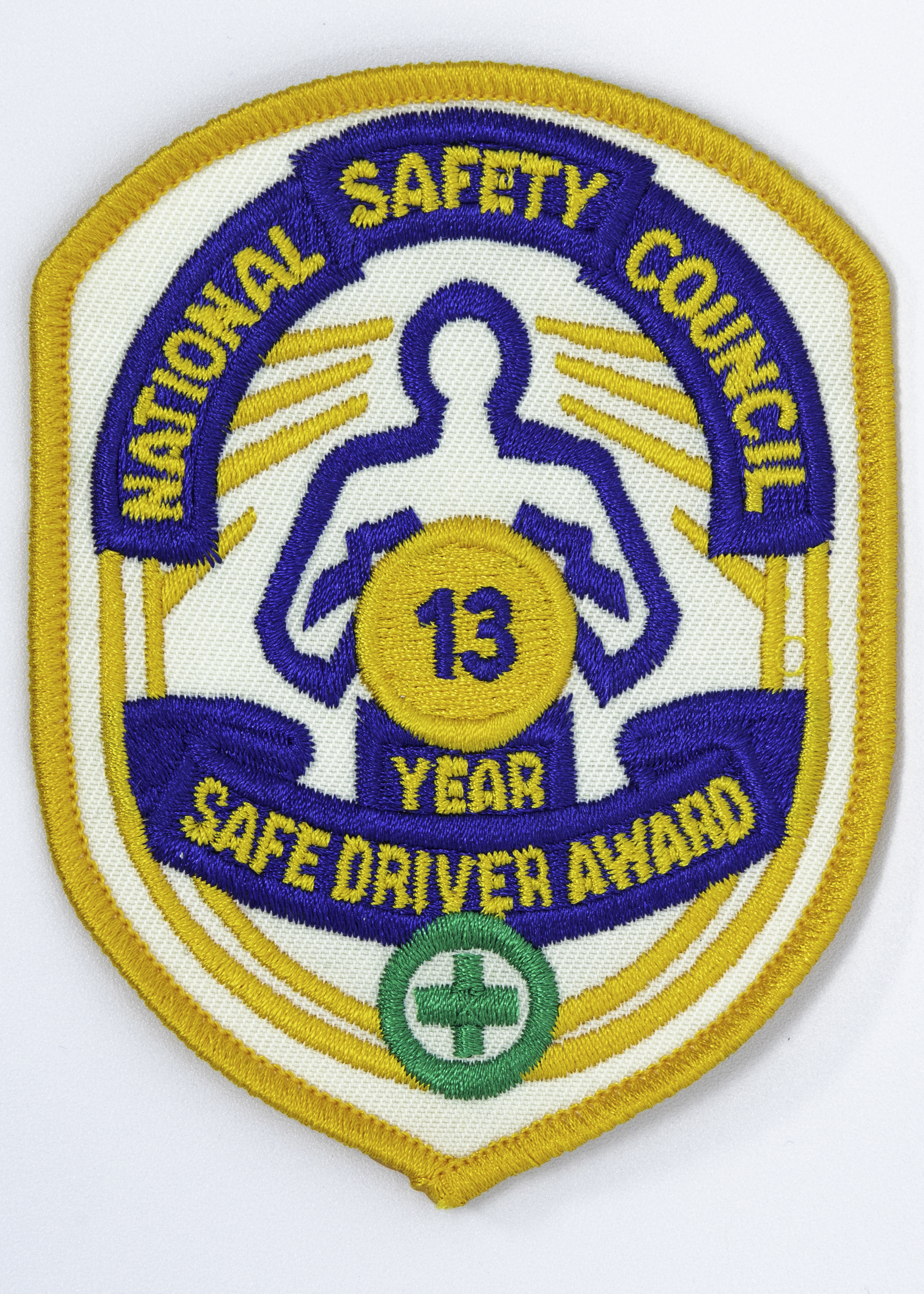 Safe Driver Award Arm Patch 13 Yr