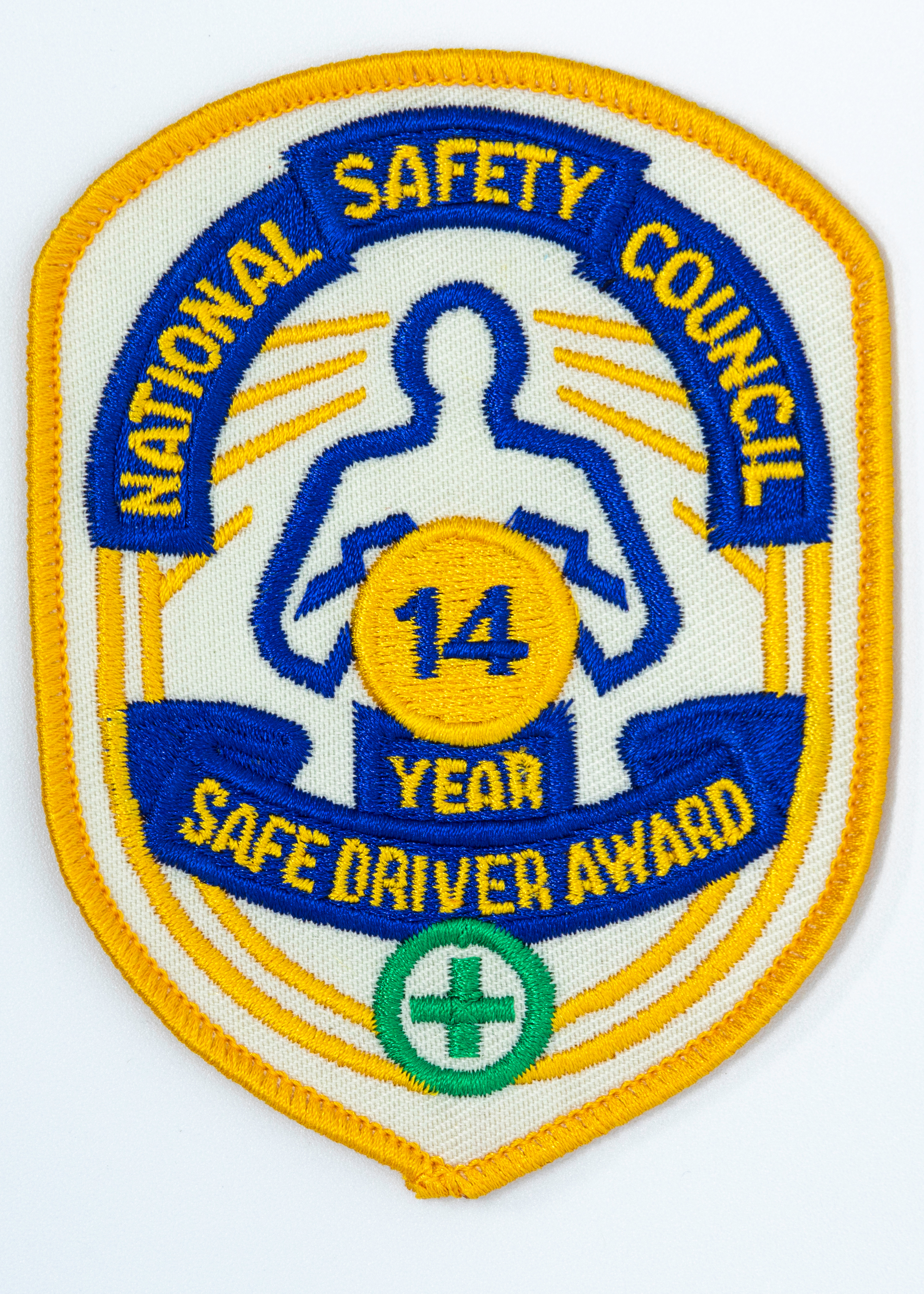 Safe Driver Award Arm Patch 14 Yr