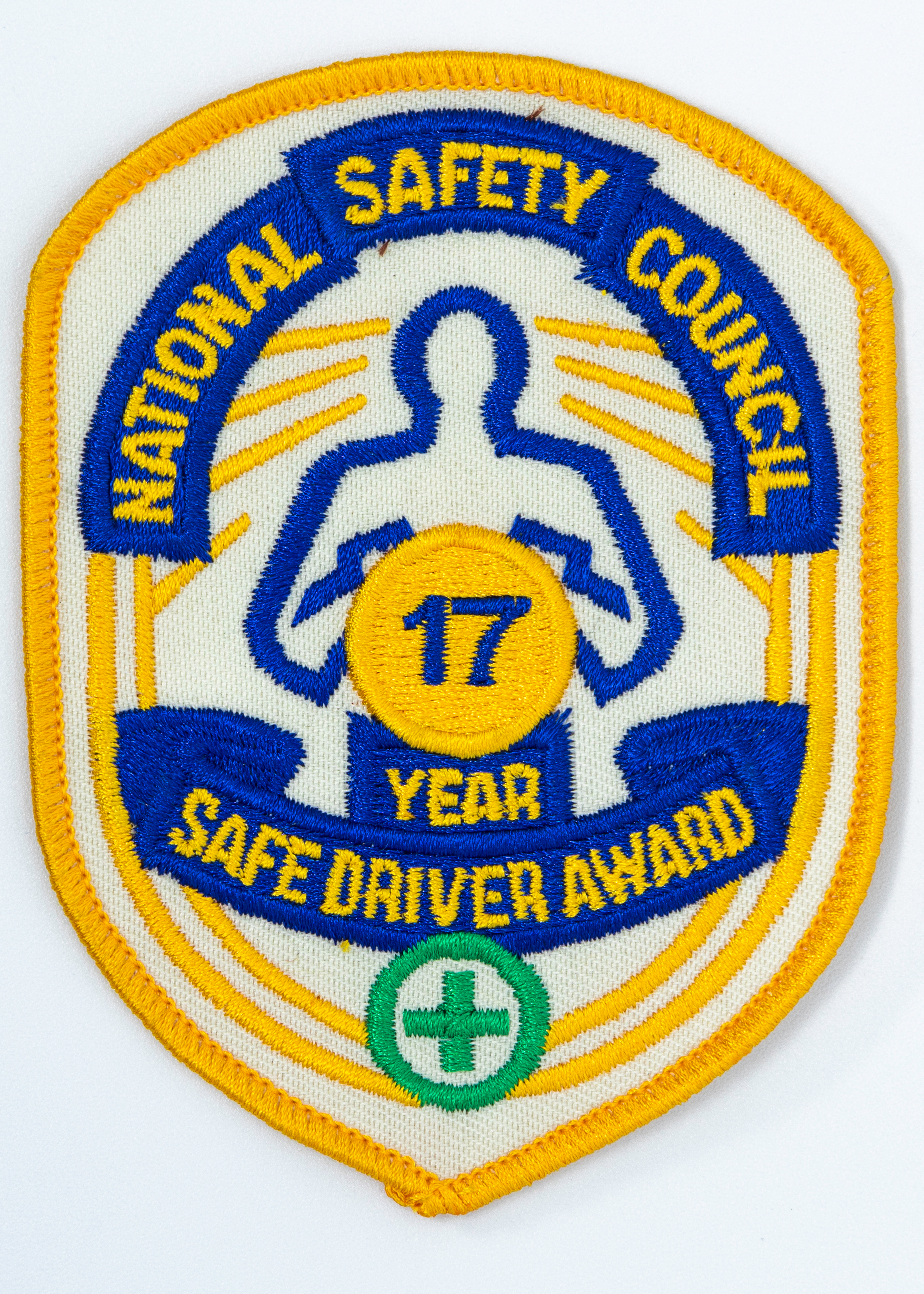 Safe Driver Award Arm Patch 17 Yr