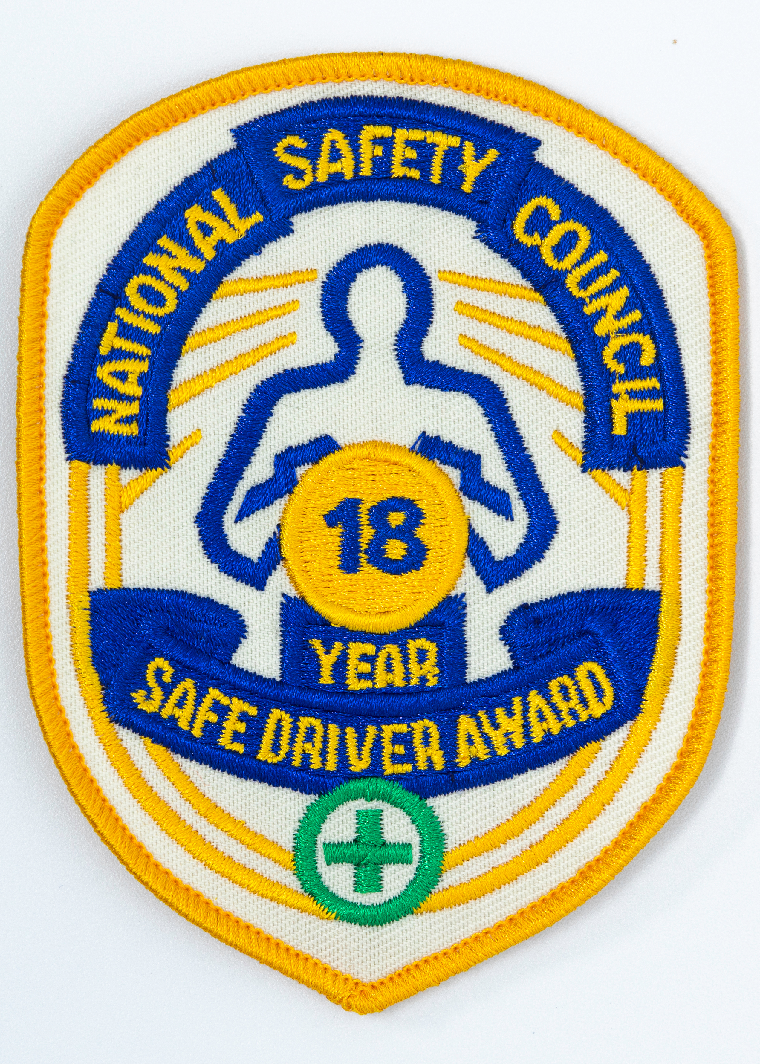 Safe Driver Award Arm Patch 18 Yr