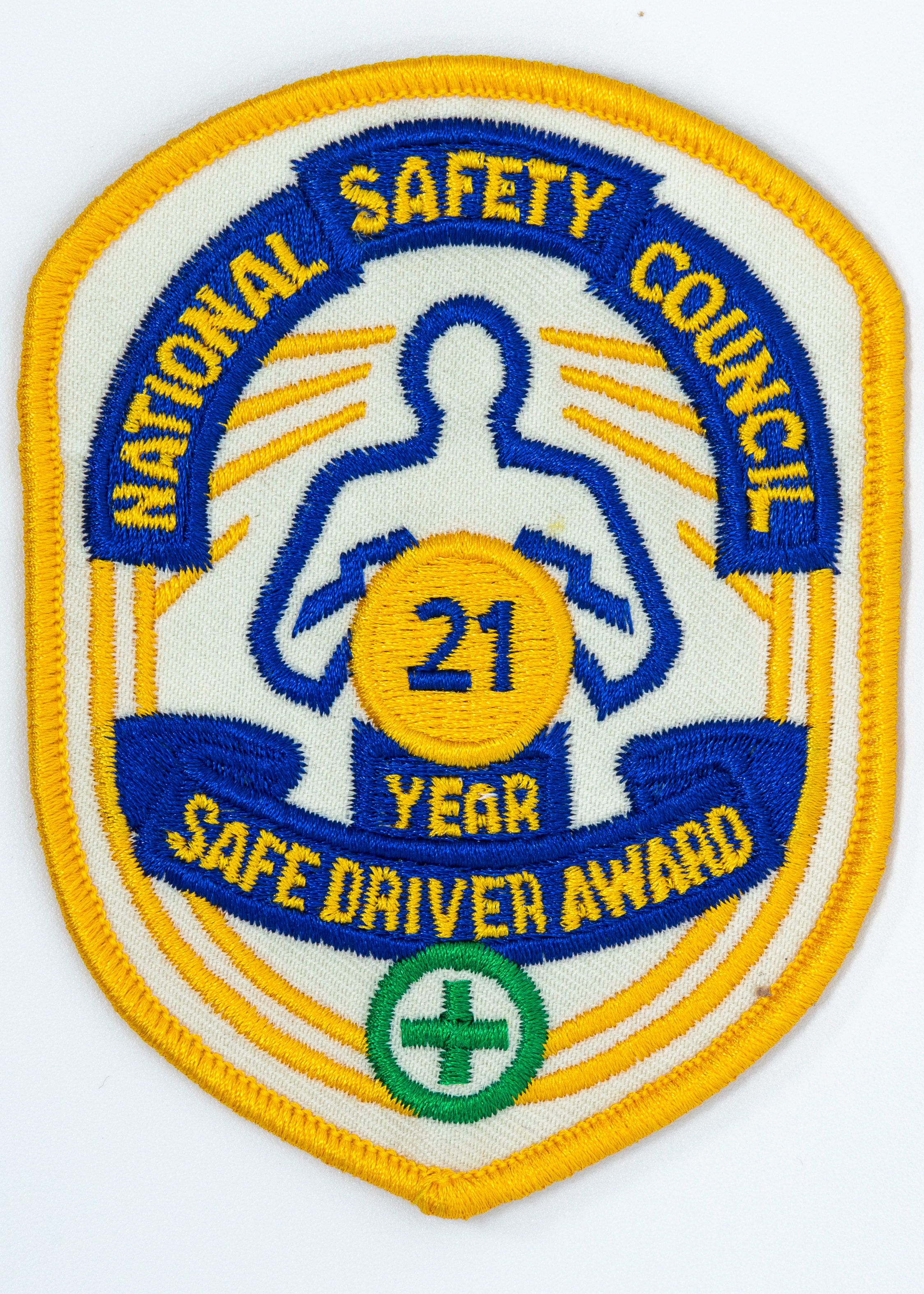 Safe Driver Award Arm Patch 21 Yr