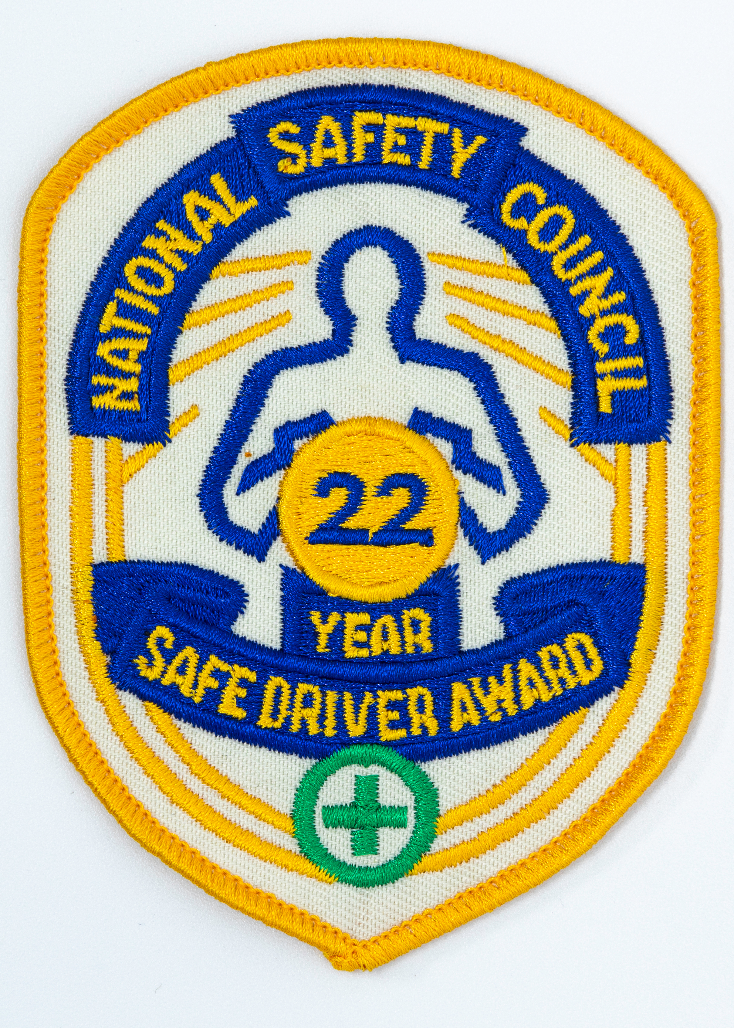 Safe Driver Award Arm Patch 22 Yr