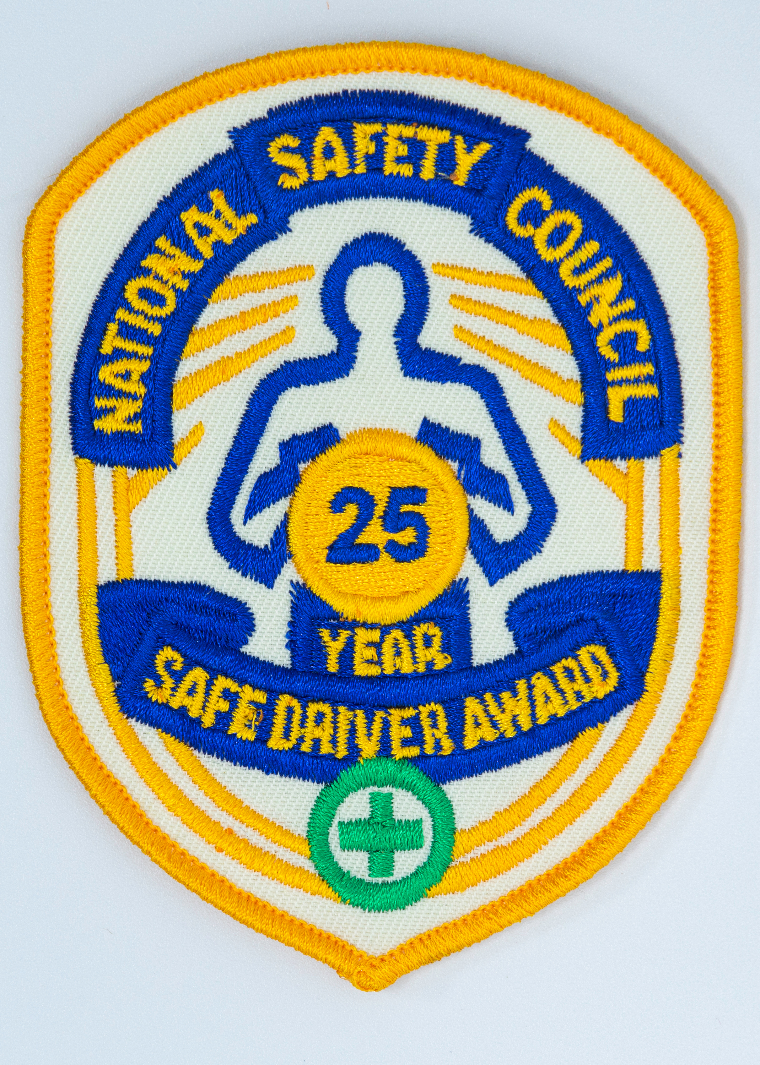 Safe Driver Award Arm Patch 25 Yr