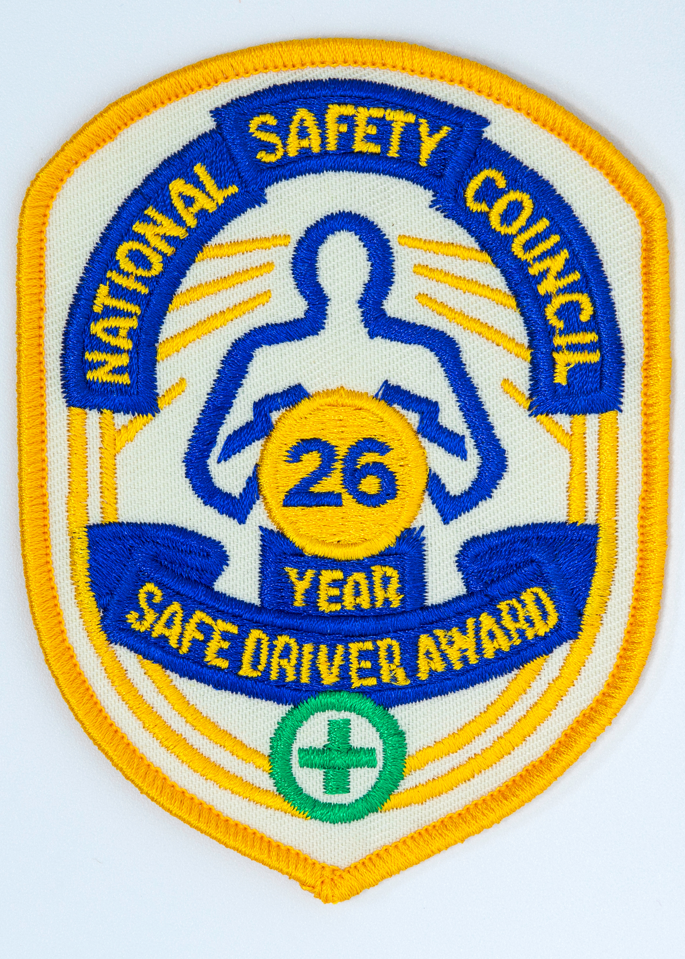 Safe Driver Award Arm Patch 26 Yr