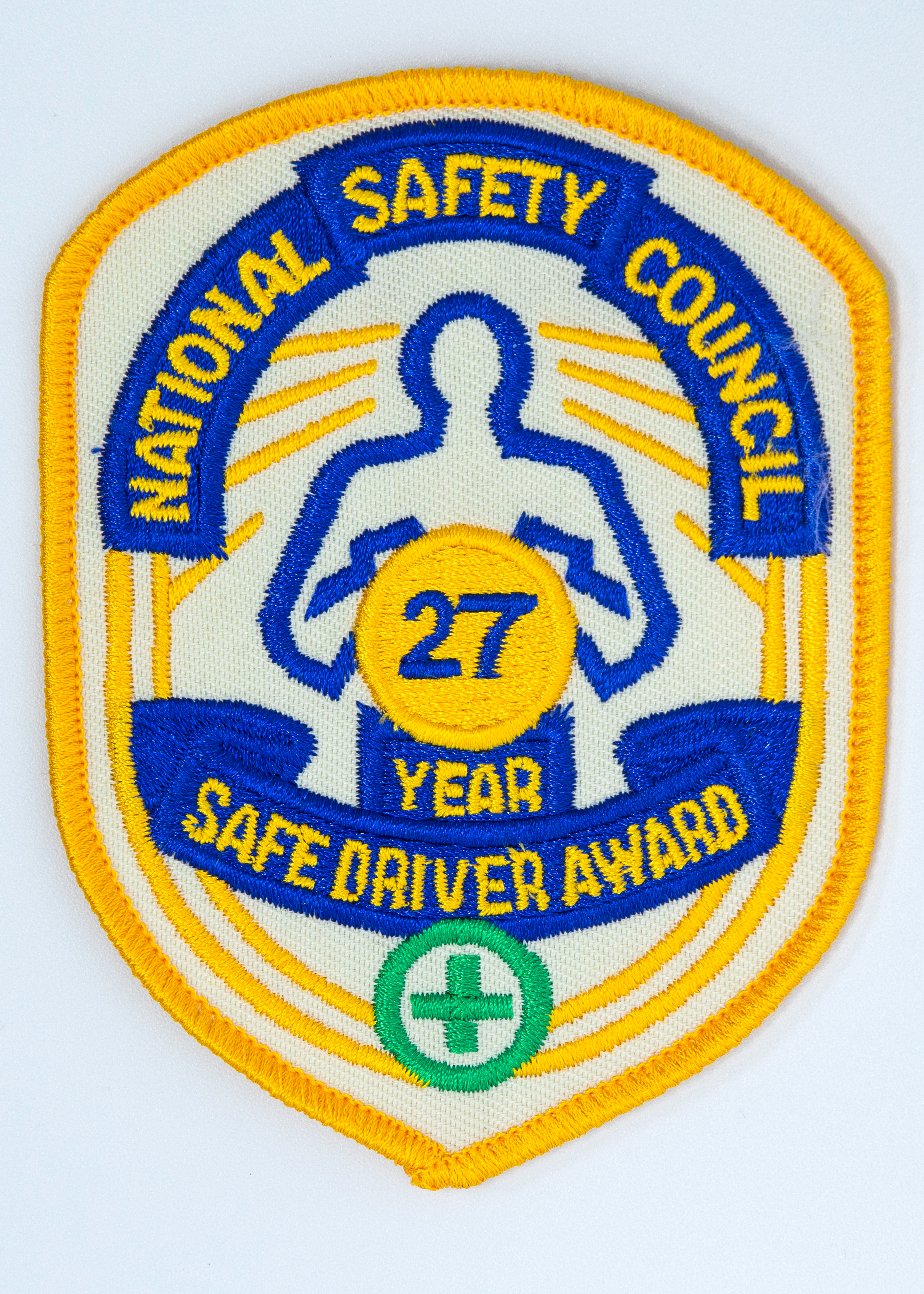 Safe Driver Award Arm Patch 27 Yr