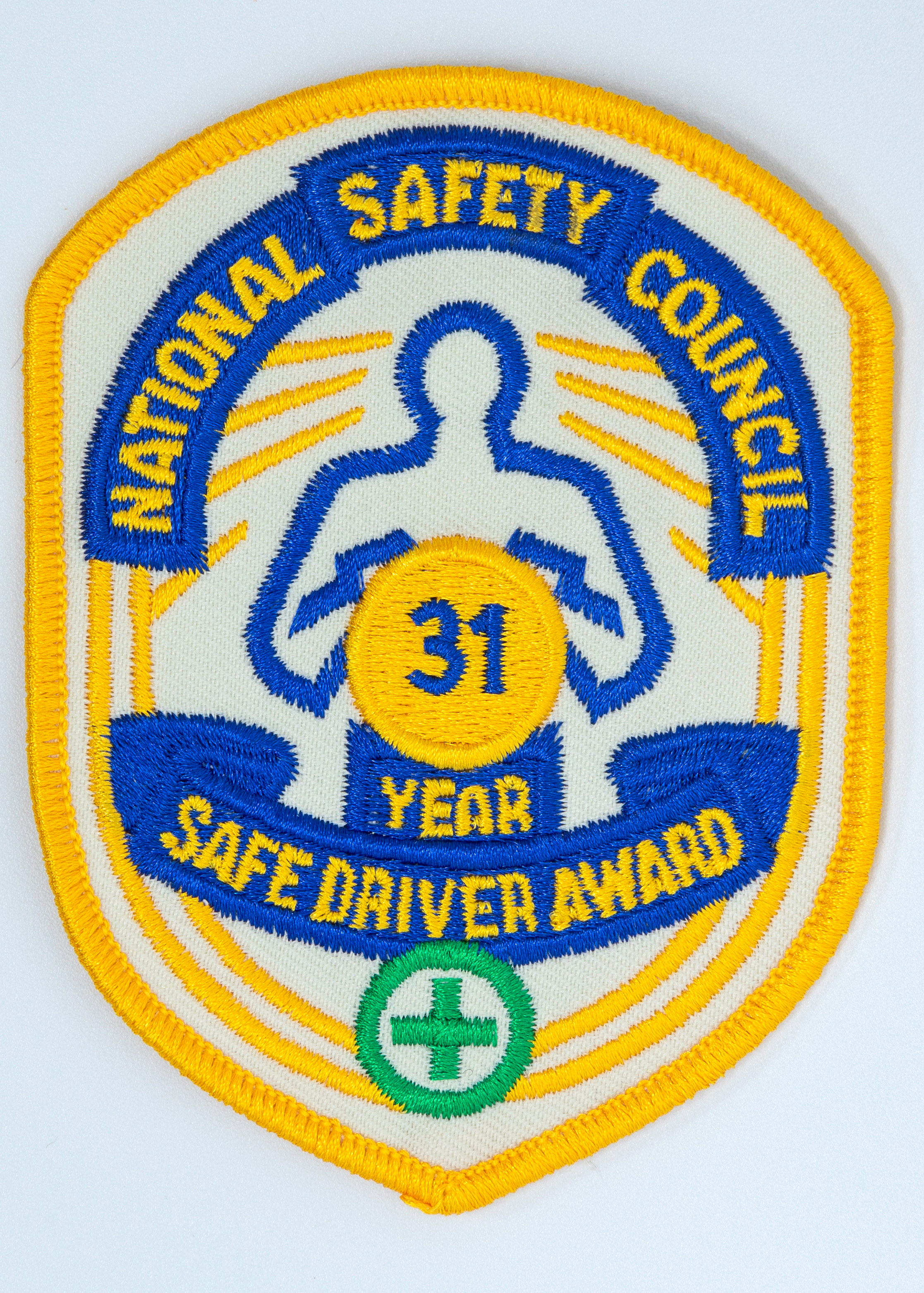Safe Driver Award Arm Patch 31 Yr