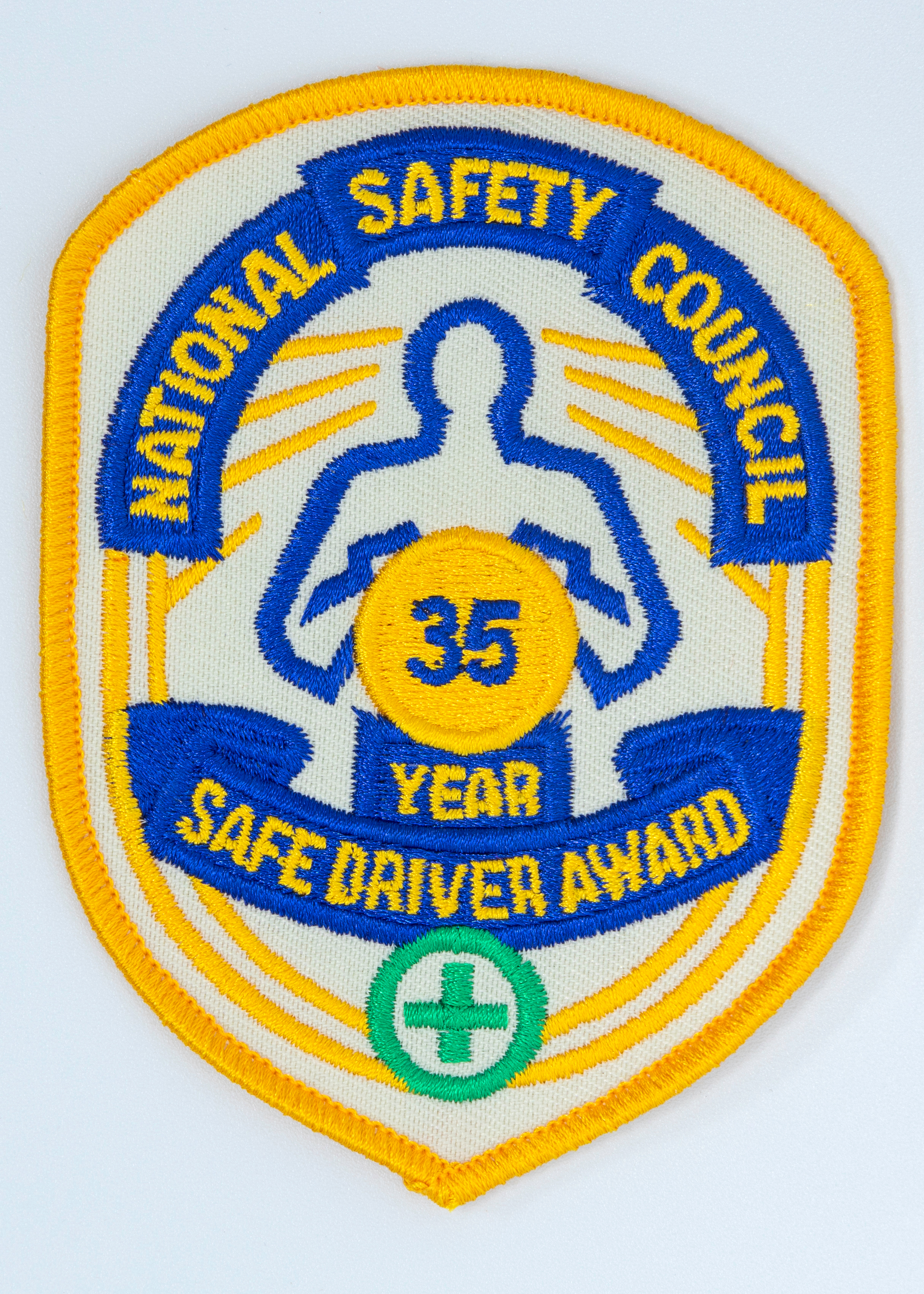 Safe Driver Award Arm Patch 35 Yr