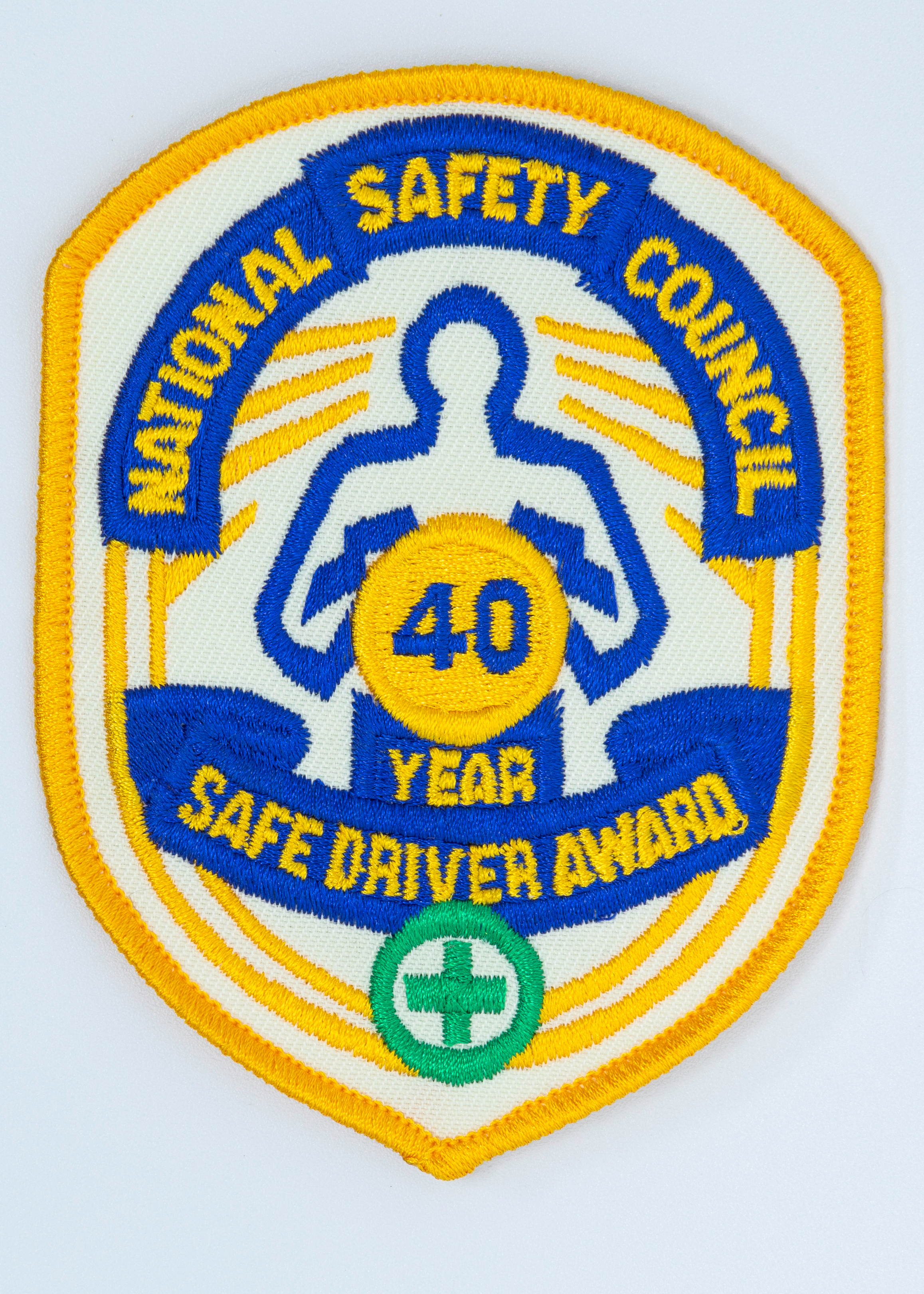 Safe Driver Award Arm Patch 40 Yr