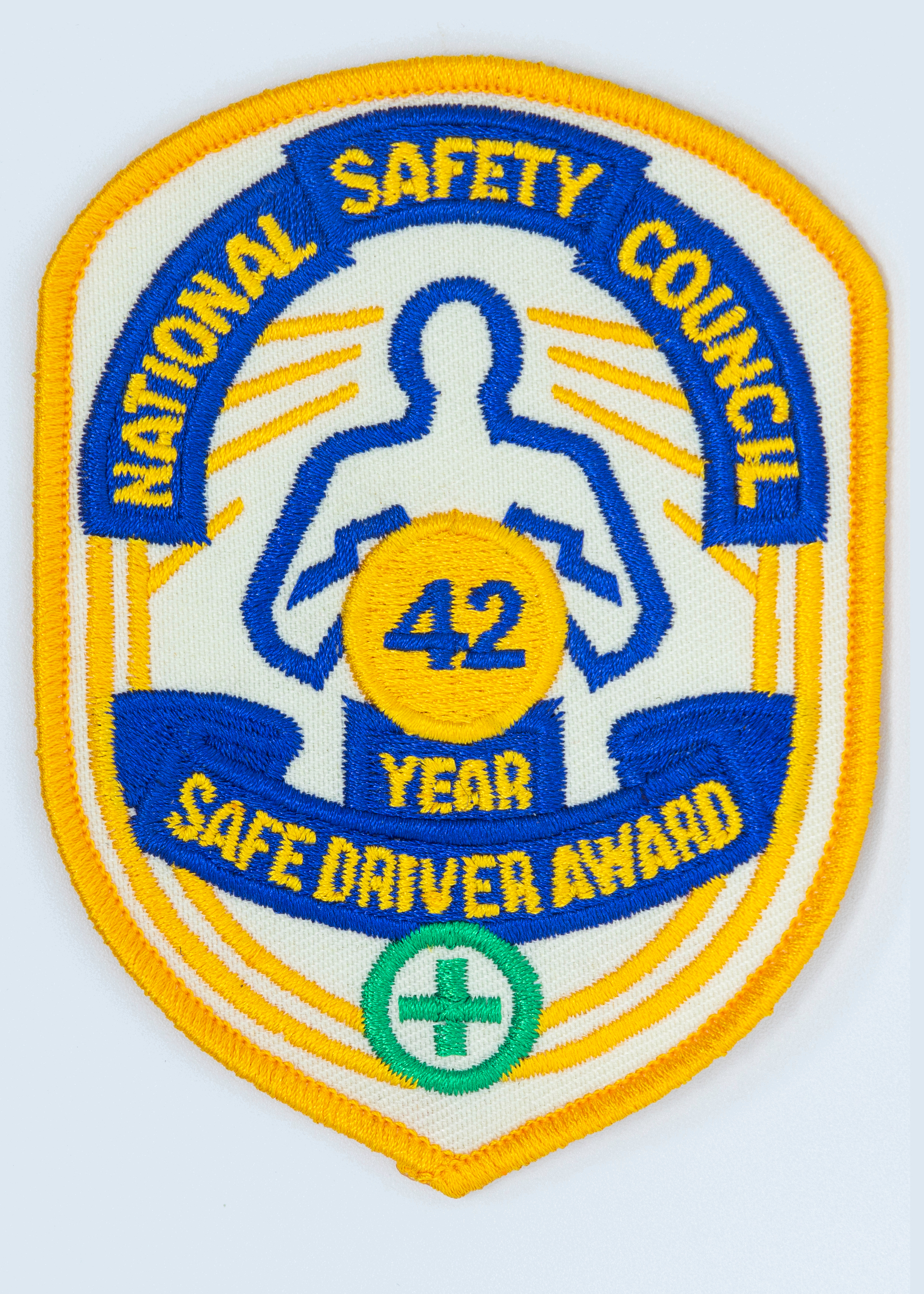 Safe Driver Award Arm Patch 42 Yr