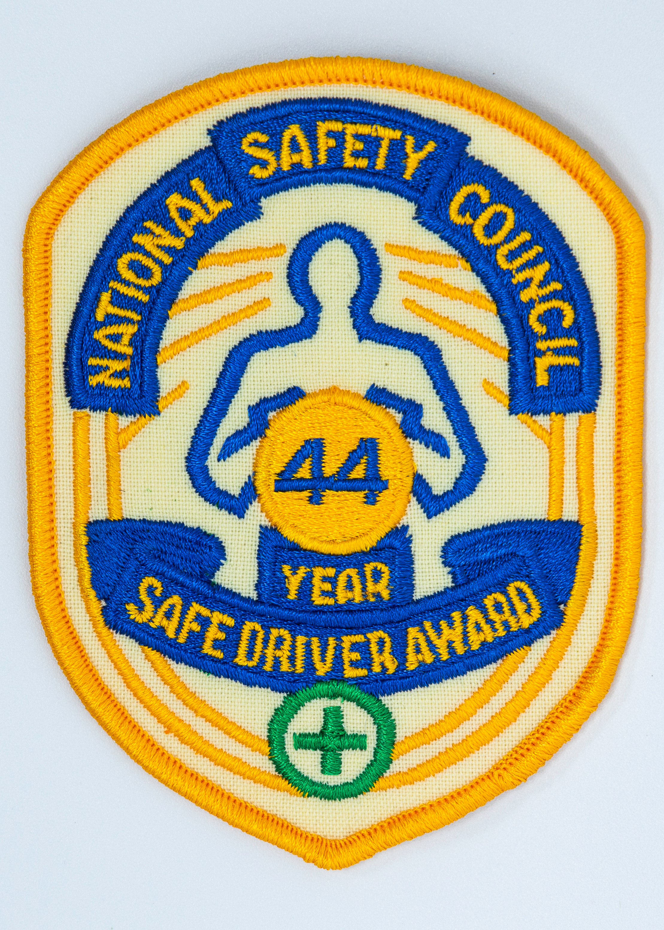 Safe Driver Award Arm Patch 44 Yr