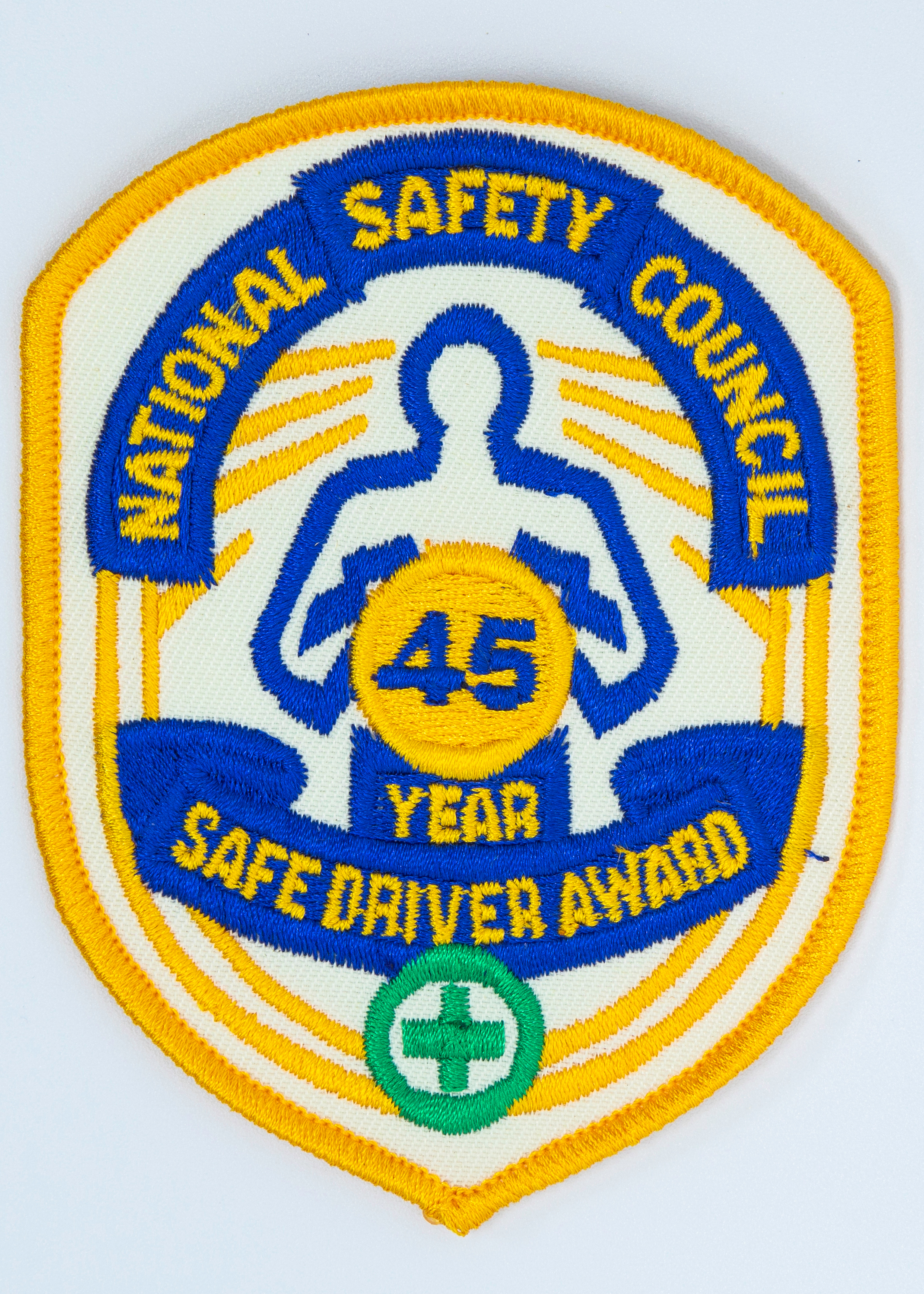 Safe Driver Award Arm Patch 45 Yr