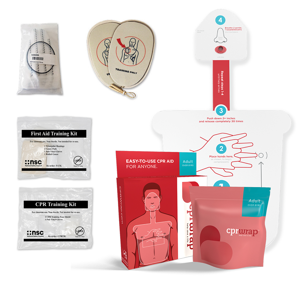 First Aid, CPR & AED Training Supplies Refill for Prestan